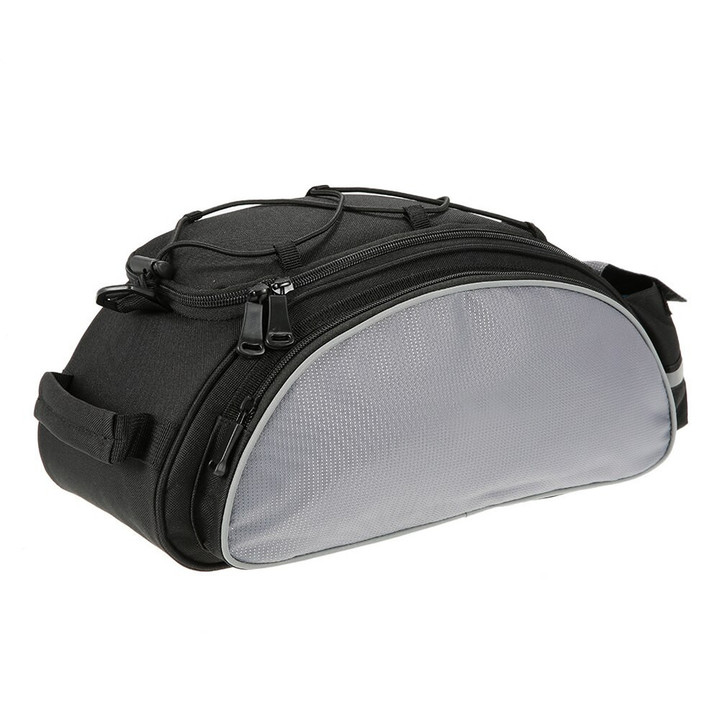 Cycling Trunk Bag With Elastic Band And Outpost For Men And Women In Grey Black And Blue Color