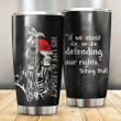 Sitting Bull Black and White Native American Customized All Overprinted Tumbler - AM Style Design - Amaze Style™
