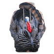 3D All Over Print Turkey Hoodie - Amaze Style™-Apparel
