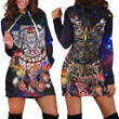 Owl Native American 3D All Over Printed Hoodie Dress - Amaze Style™