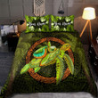 Premium Customized Name Turtle Palm Tree Bedding Set - Amaze Style™-Bedding Set