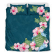Hibiscus And Turtle Hawaiian Bedding Set - AH - K5 - Amaze Style™