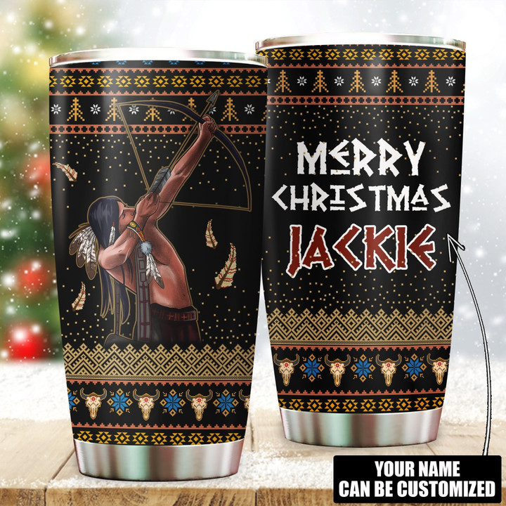 Native Archer Art Native American Christmas Customized All Overprinted Tumbler - Am Style Design - Amaze Style™