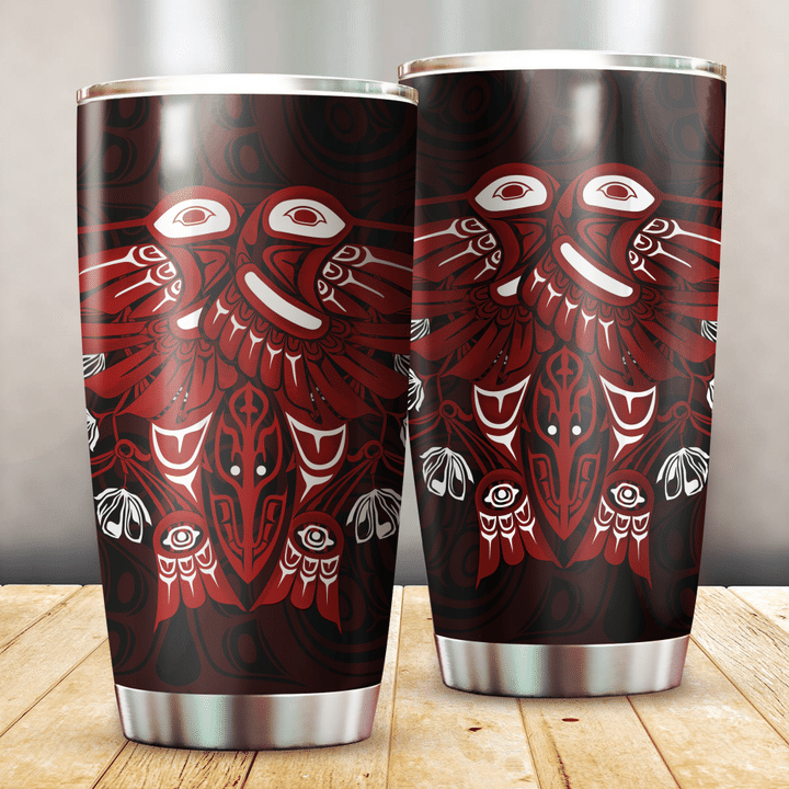 The Spirit Hummingbird Red Color Northwest Pacific Tumbler - AM Style Design - Amaze Style™