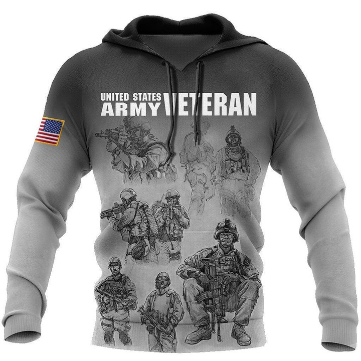 US Army Veteran All Over Printed Unisex Shirts - Amaze Style™