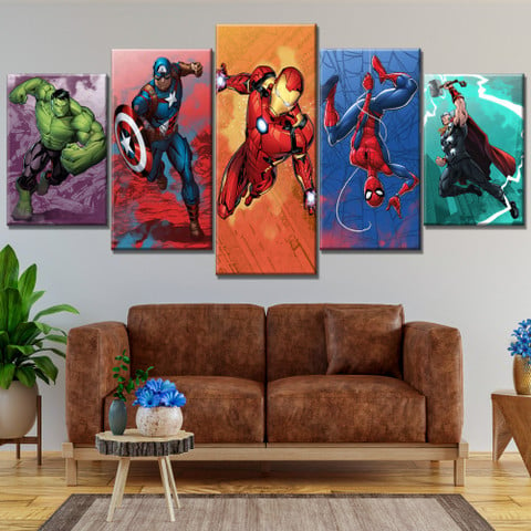 Tableau Avengers Marvel 2 Toile Avec cadre - ProduitPOD