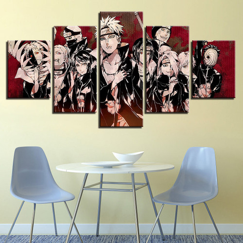 Tableau Personnages Naruto Toile Avec cadre