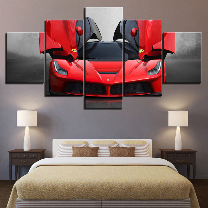 Tableau Voiture Ferrari de luxe Toile Avec cadre