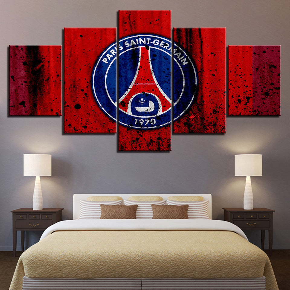 Tableau Paris Saint Germain PSG Toile Avec cadre - ProduitPOD