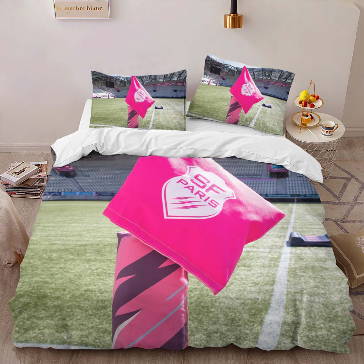 Housse De Couette Stade Francais Paris Rugby Club 11 Parure de lit Ensemble De Literie