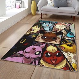 Pokémon Évoli Evolution Tapis
