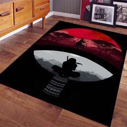 Itachi Uchiwa Dans Naruto Manga Tapis