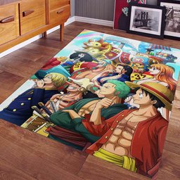 One Piece Luffy Et Tous Les Personnages 1008 Tapis