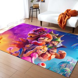 Mario Tous Les Personnages 7 Tapis