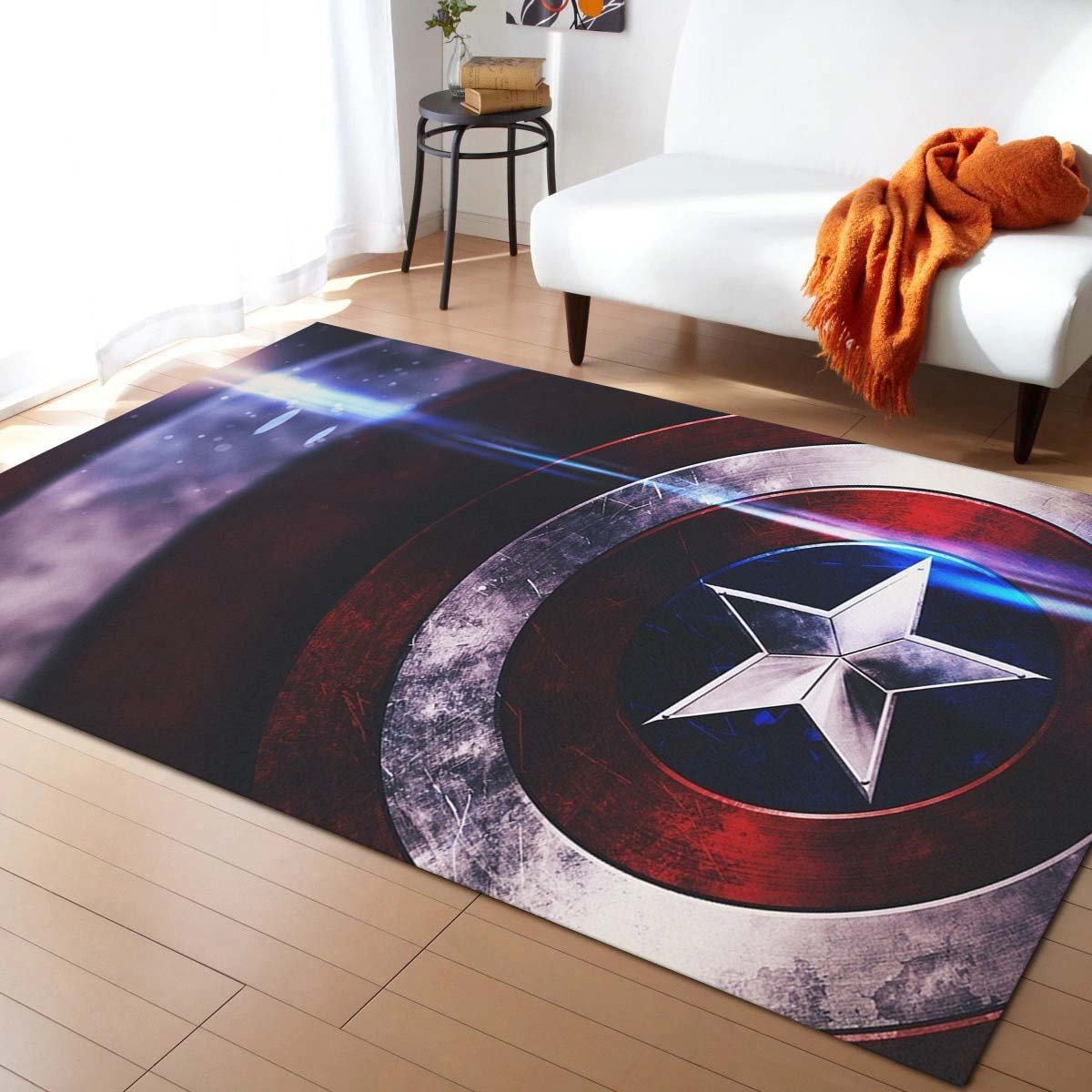Bouclier Captain America 4 Tapis