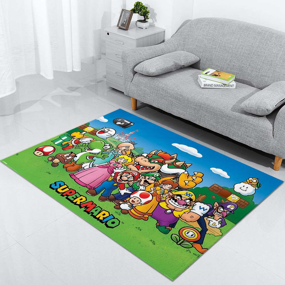 Mario Tous Les Personnages 5 Tapis