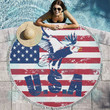 Eagle Usa Flag Beach Towel, Eagles Beach Towel, Best Beach Towels