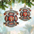 Firefighter Christmas Ornaments 2022, Firefighter Custom Shaped Ornament, All Gave Some Some Gave All