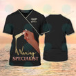 Wax Shirt Waxing Salon Uniform Black Esthetician Shirts