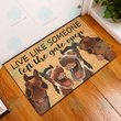 Live Like Someone Horse Doormat, Horse Mat, Horse Lover Gifts, House Warming Gifts