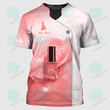Personalized Nails Artist Pink T Shirt 01 [Non Workwear]