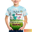 I Try To Be Good But I Take After My Grandma - Personalized Name 3D Kid T-Shirt