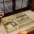 Personalized Drummer Lovely Lady Stick Together Customized Doormat, Drum Doormat
