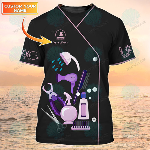 Pet Grooming Tools Shirt Groomer Custom T Shirt