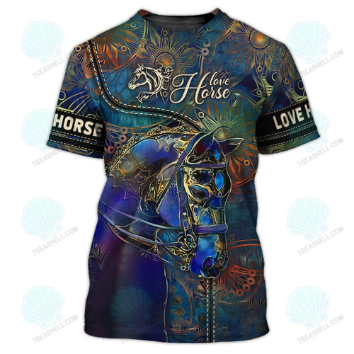 Horse Color 3D All Over Printed Shirts