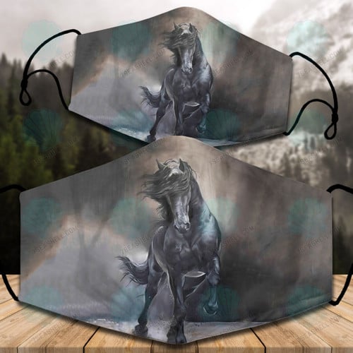 Black Horse Design, Love Horse 3d Mask