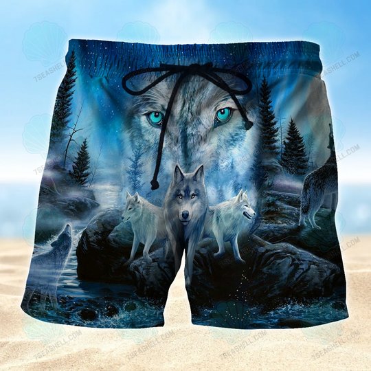 Wolf Boardshorts, Wolf Beach Shorts Men's Board Shorts, Wolf Mens Swim Trunks