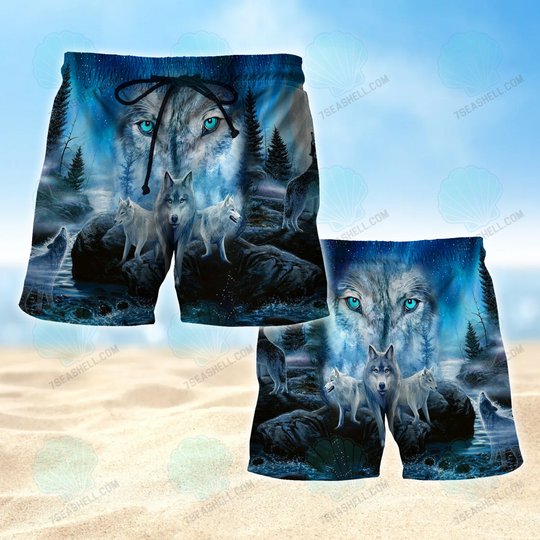 Wolf Boardshorts, Wolf Beach Shorts Men's Board Shorts, Wolf Mens Swim Trunks