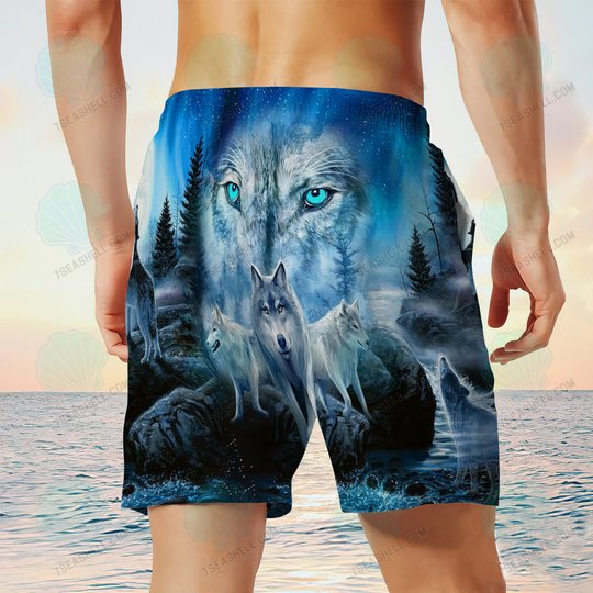 Wolf Boardshorts, Wolf Beach Shorts Men's Board Shorts, Wolf Mens Swim Trunks