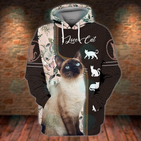 Love Cats 3D Shirts Design, Hoodie T Shirt