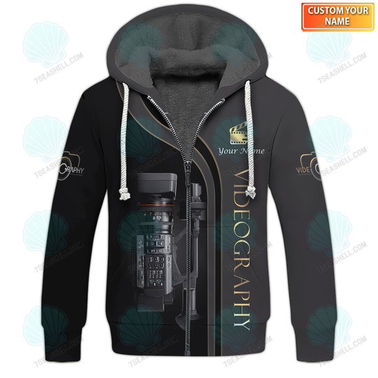 Videographer Custom 3D Shirts Videography Design Shirts