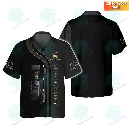 Videographer Custom 3D Shirts Videography Design Shirts