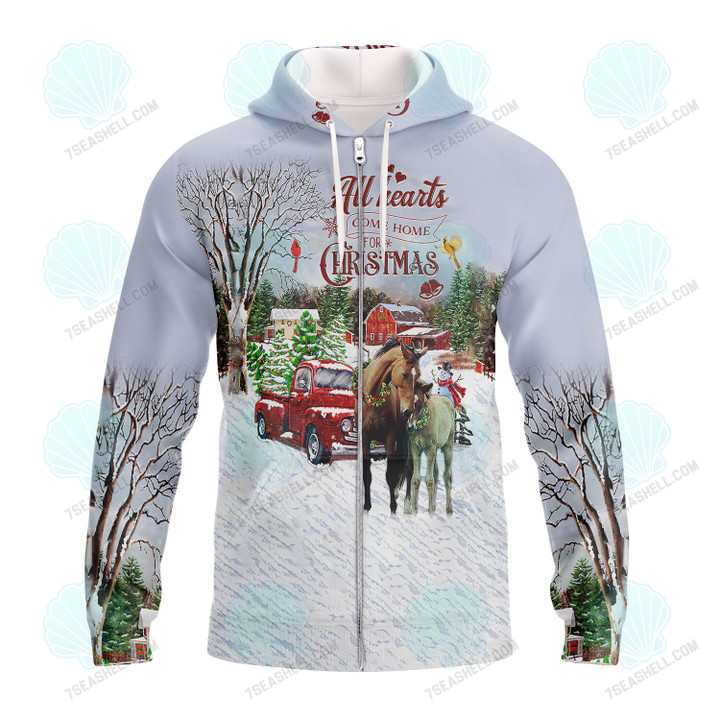 Fashion Horse Animal 3D All Over Printed Shirts