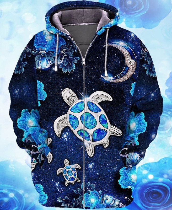 3D Zipper Hoodie/S