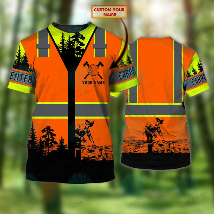 Carpenter - Personalized Name 3D Tshirt - Dat93-029