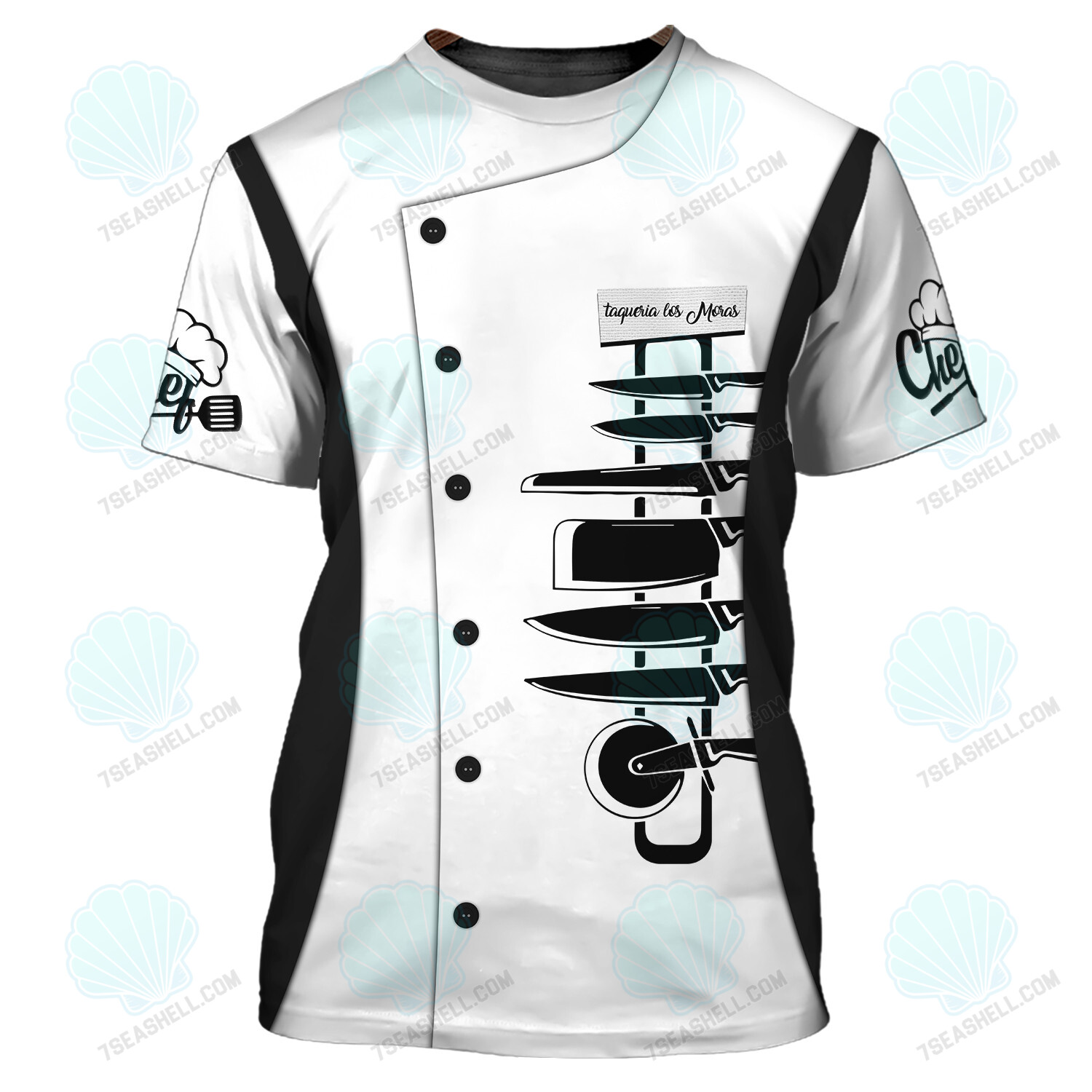 Chef Personalized Tee Shirt Chef Apparel Chef Wear Cook Shirts Chef Un ...
