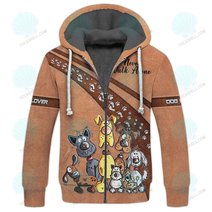Dog Lover Shirts, Paw Pattern Shirt, Never Walk Alone, Dog 3D Shirt