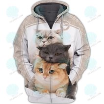 Love Cats 3D Full Print Shirts Hoodie T Shirt