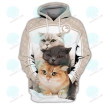 Love Cats 3D Full Print Shirts Hoodie T Shirt
