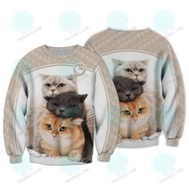 Love Cats 3D Full Print Shirts Hoodie T Shirt