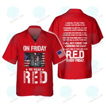 On Friday We Wear Red US Veteran 3D All Over Printed Hoodie T Shirt