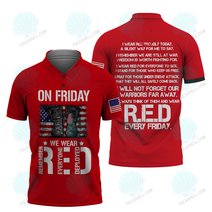 On Friday We Wear Red US Veteran 3D All Over Printed Hoodie T Shirt