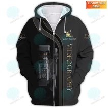 Videographer Custom 3D Shirts Videography Design Shirts