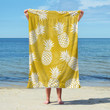 Pineapple Yellow, Pineapple Beach Towel, Best Beach Towels