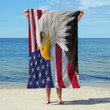 Eagle American, Eagles Beach Towel, Oversized Beach Towels