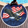 Black Eagle, Eagles Beach Towel, Oversized Beach Towels
